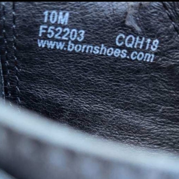 Born Leather Timmon Black Loafer Casual Slip On Western Ankle Boot Shoe Women 10 - Picture 8 of 11